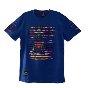 Stylish Blue Graphic Tee